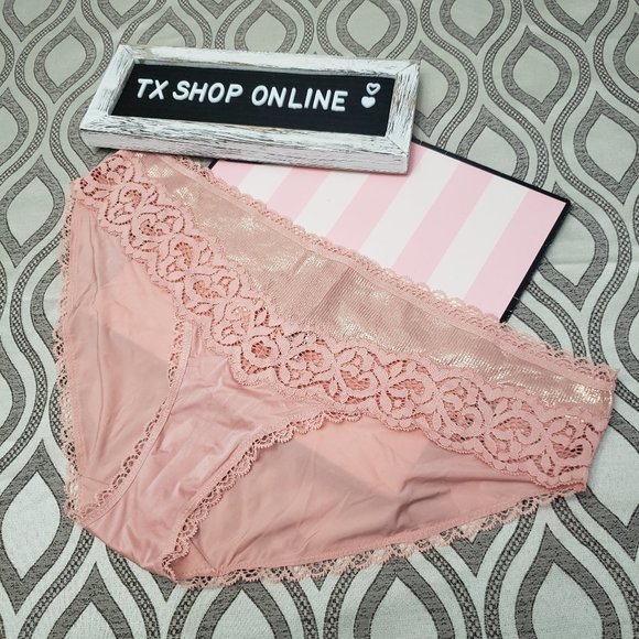 Body By Victoria's Secret pink shimmer bikini - Picture 3 of 5